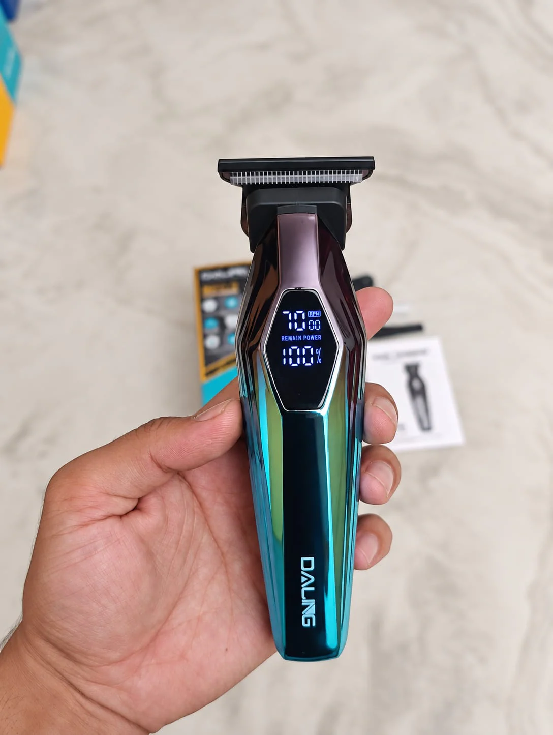 Daling DL-1901 Metallic Digital Hair & Beard Trimmer
