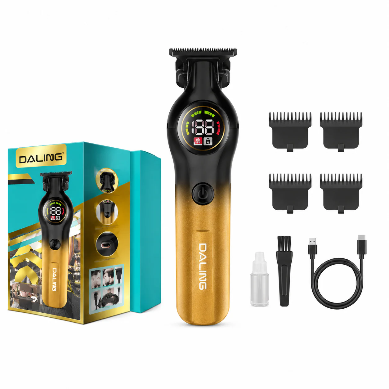 Daling DL-1919 Rechargeable Hair & Beard Trimmer