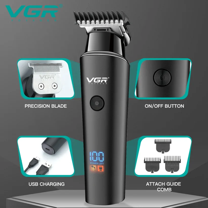 VGR V-937 Professional Cordless Rechargeable Hair & Beard Trimmer