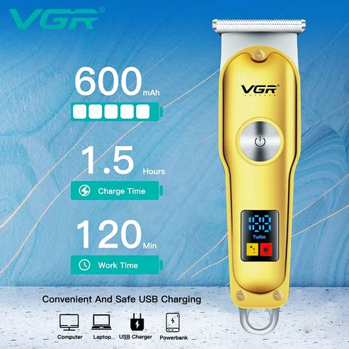 VGR V-290 Mini Hair Cutting Machine Cordless Electric